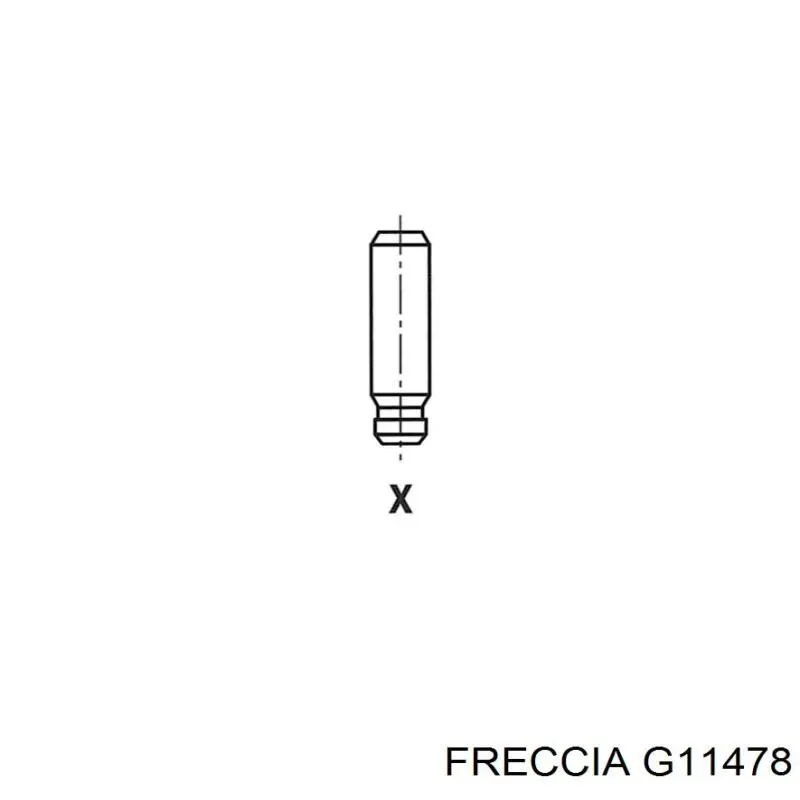 G11478 Freccia направляющая клапана