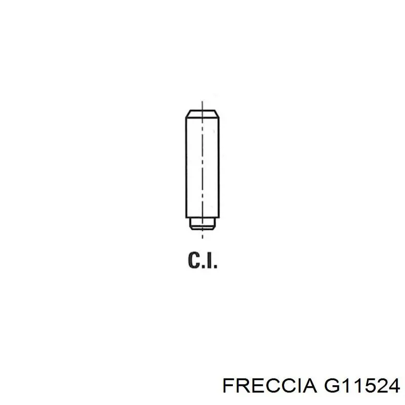 Направляющая клапана впускного на Peugeot 308 4A, 4C