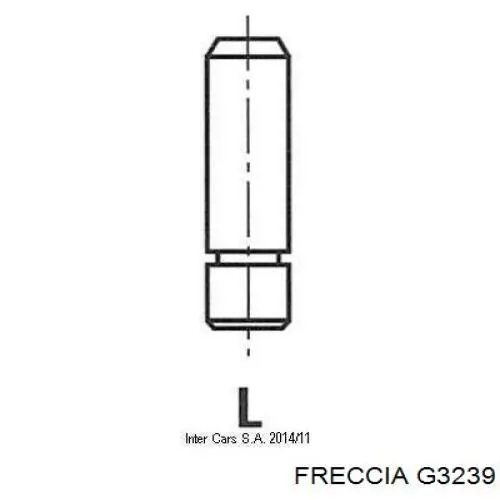 Направляющая клапана впускного Freccia G3239 цена, от 3.25 USD