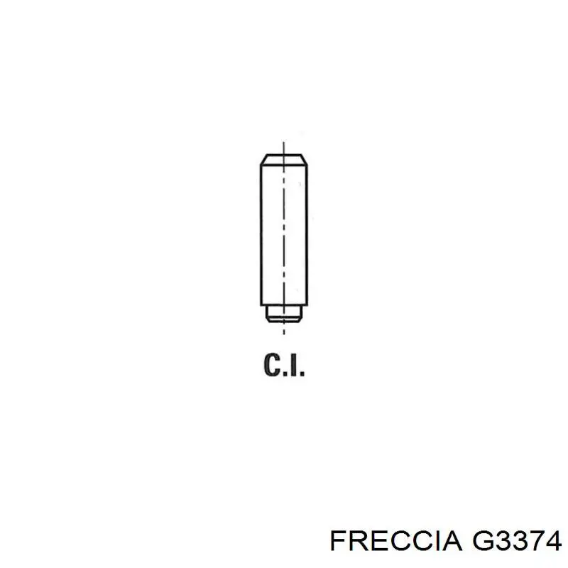 G3374 Freccia направляющая клапана выпускного