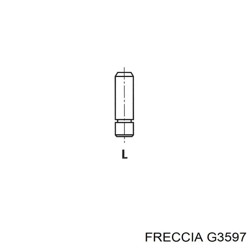 Guía de válvula de escape G3597 Freccia