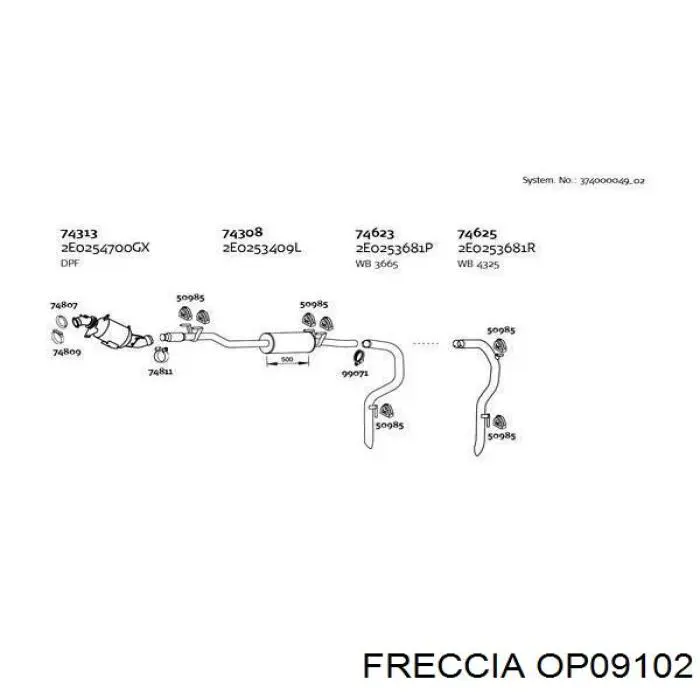 Насос масляний OP09102 Freccia