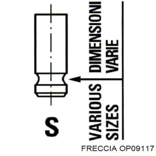OP09117 Freccia Масляный насос двигателя