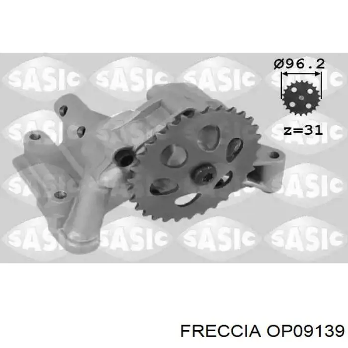 Помпа масляная Freccia OP09139 цена, от 128.92 USD