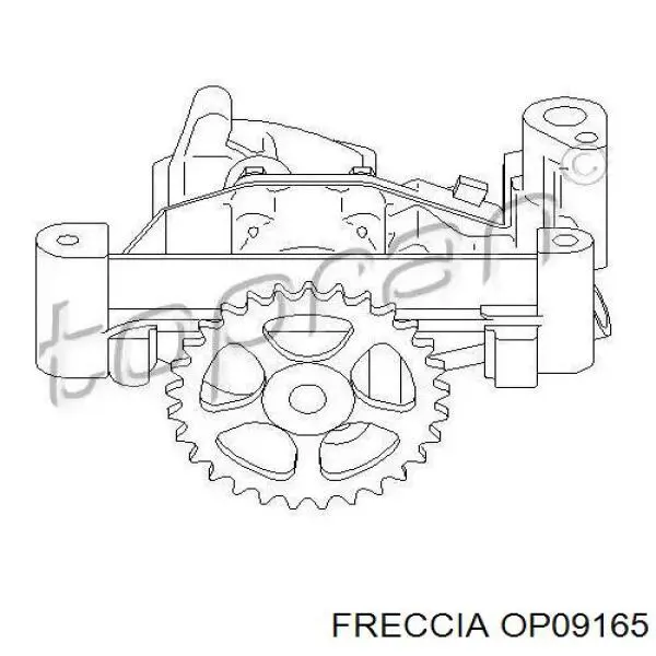 Помпа масляная Freccia OP09165 цена, от 108.57 USD