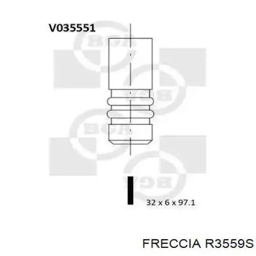 Клапан впускной Freccia 3559S цена, от 4.97 USD