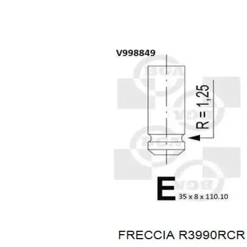 3990RCR Freccia клапан выпускной