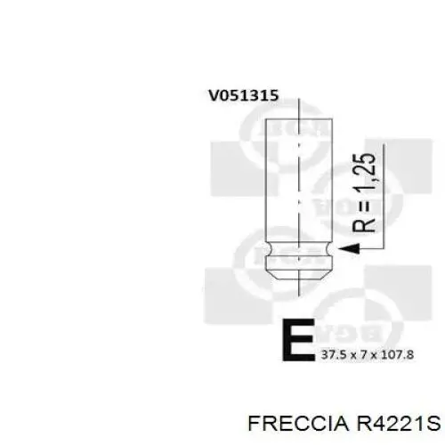 R4221S Freccia клапан впускной