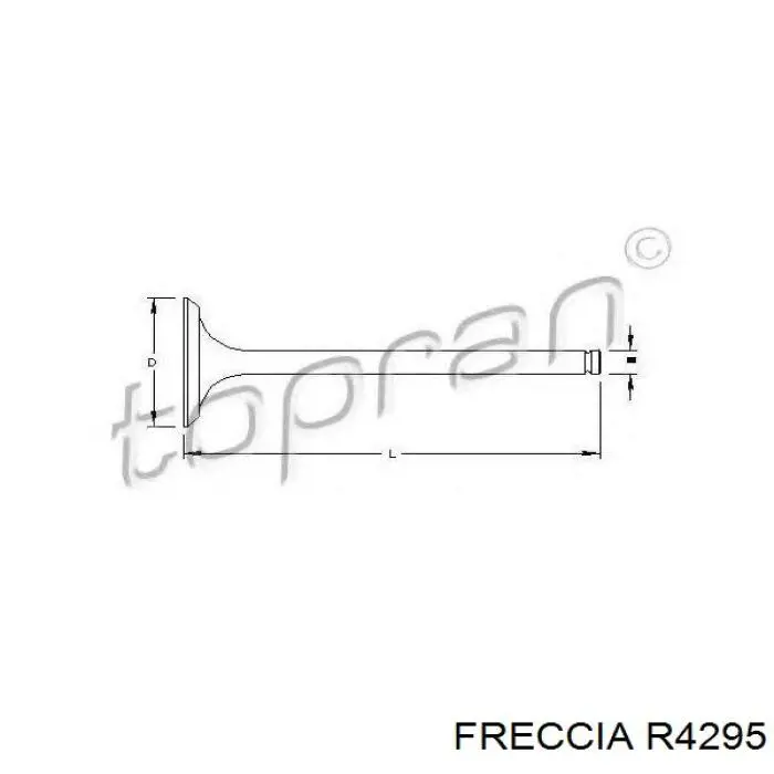 R4295 Freccia Выхлопной клапан
