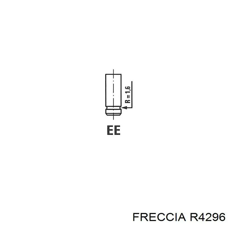 R4296 Freccia клапан впускной