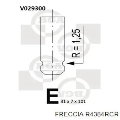 4384 Freccia клапан выпускной