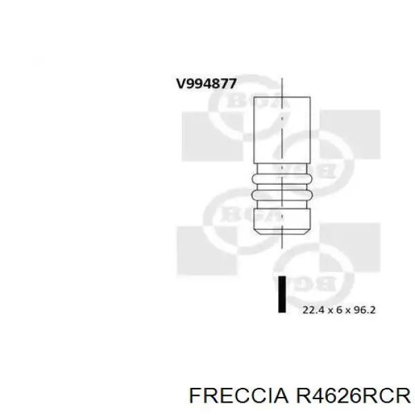 4626 Freccia клапан выпускной