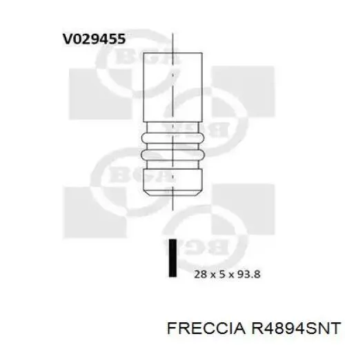 Válvula de admisión R4894SNT Freccia