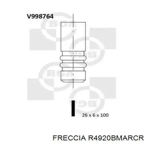 R4920BMARCR Freccia клапан выпускной