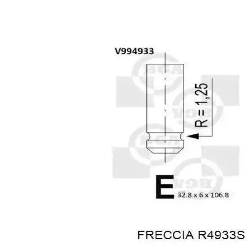 R4933S Freccia клапан впускной
