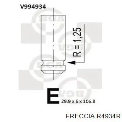 R4934R Freccia клапан выпускной