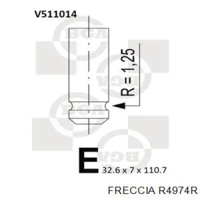 Клапан выпускной FRECCIA R4974R