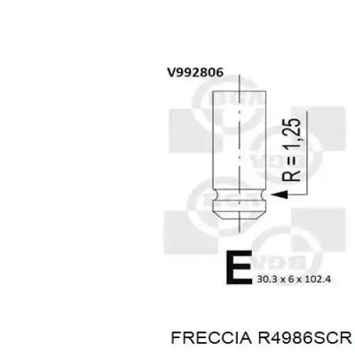 R4986SCR Freccia клапан впускной