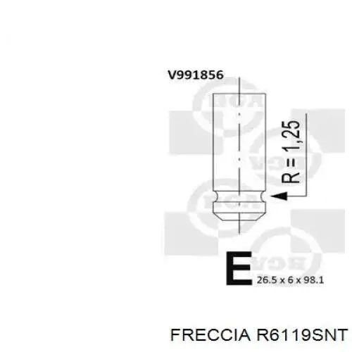 Купить R6119SNT Freccia Впускной клапан
