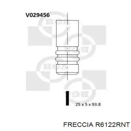 R6122RNT Freccia клапан выпускной