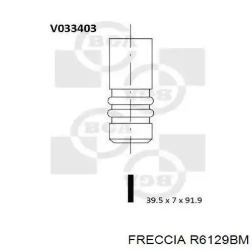 R6129BM Freccia клапан выпускной