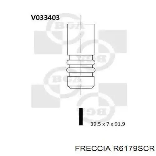 R6179SCR Freccia клапан впускной