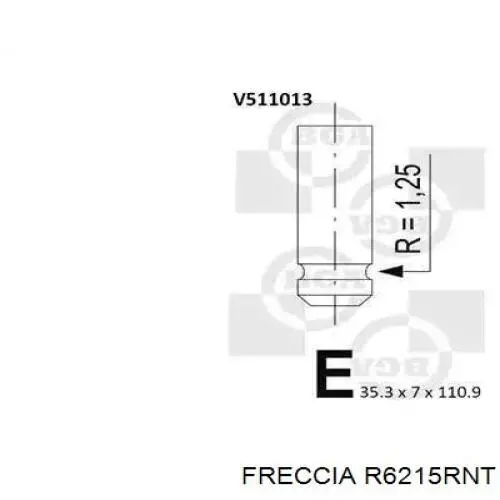 Válvula de escape R6215RNT Freccia