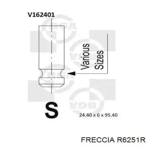 R6251R Freccia клапан выпускной