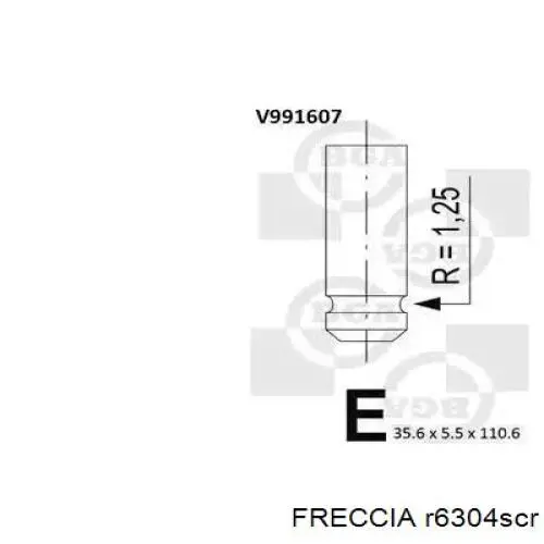 Клапан впускной Freccia R6304SCR