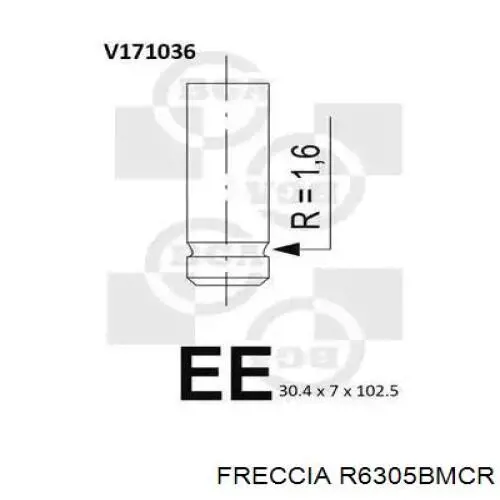 Клапан випускний R6305BMCR Freccia