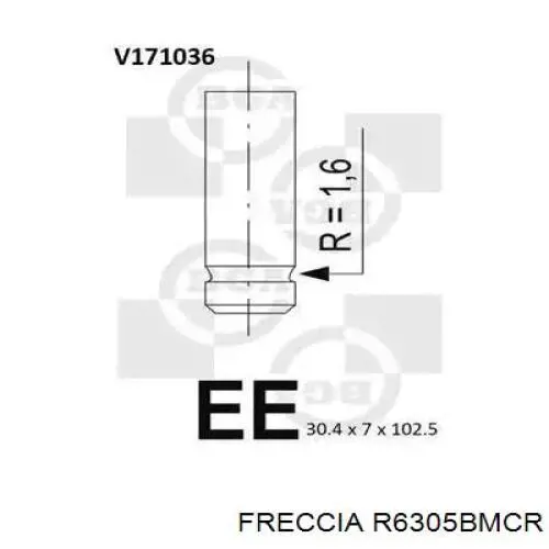 Válvula de escape R6305BMCR Freccia