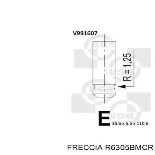 Выпускной клапан двигателя Freccia R6305BMCR цена, от 7.05 USD