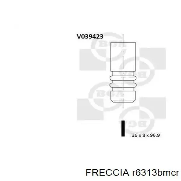 Клапан выпускной Freccia R6313BMCR