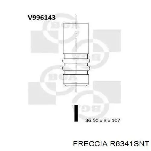 R6341SNT Freccia клапан впускной