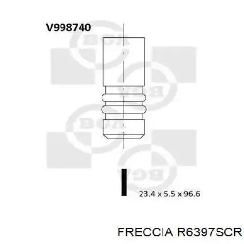 Клапан впускной Freccia R6397SCR