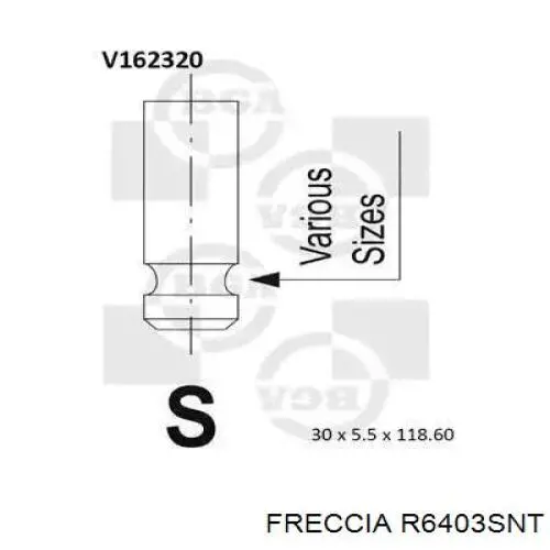Купить 6403 Freccia Впускной клапан
