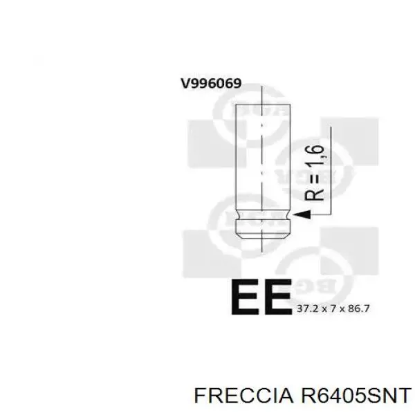 Впускной клапан R6405SNT Freccia