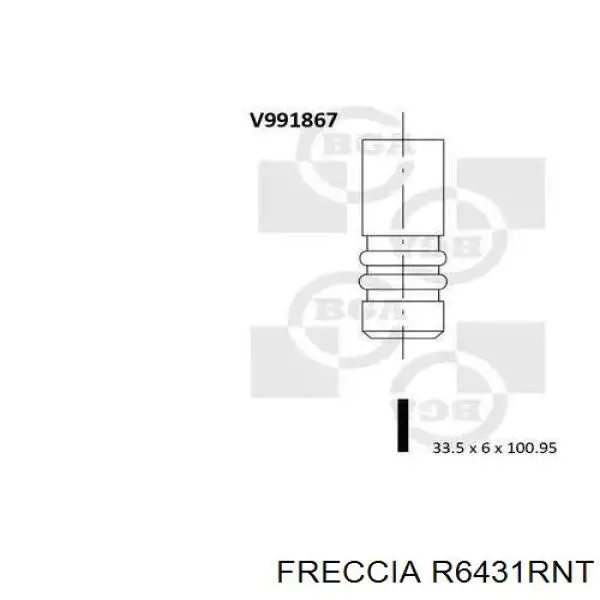 Выпускной клапан 6431 Freccia