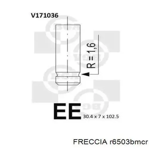 Клапан выпускной Freccia R6503BMCR