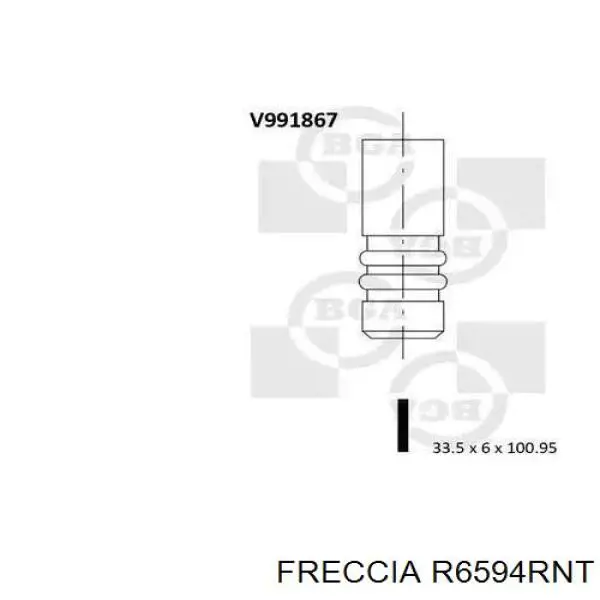 Выпускной клапан 6594 Freccia