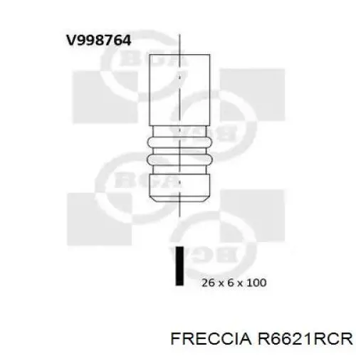 Válvula de escape R6621RCR Freccia