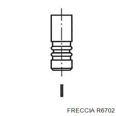 Válvula de admisión R6702 Freccia