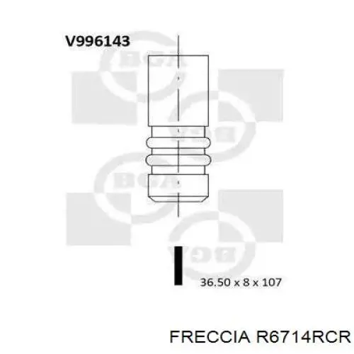 R6714RCR Freccia клапан выпускной