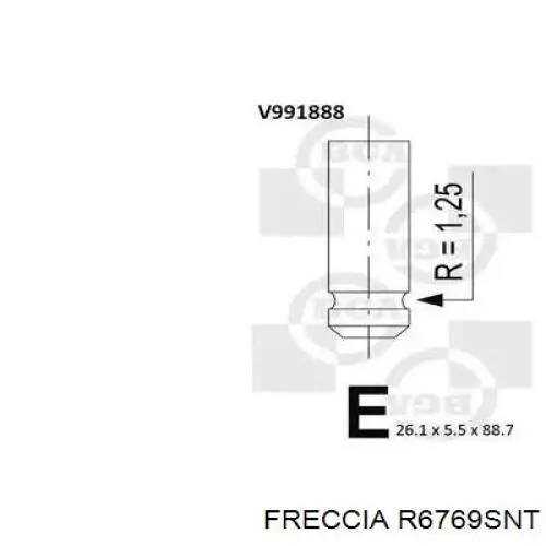 Купить R6769SNT Freccia Впускной клапан