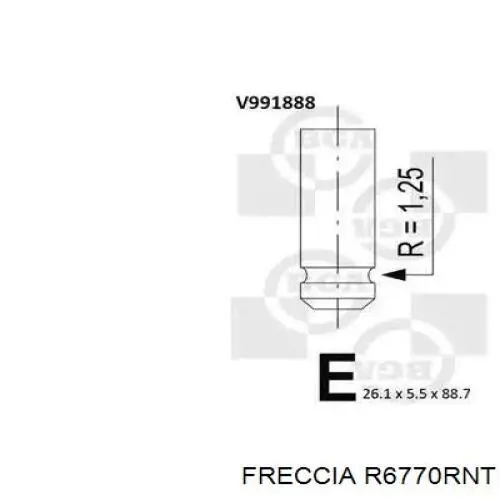 Выпускной клапан 6770 Freccia