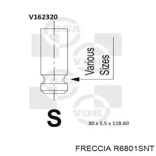 R6801SNT Freccia Впускной клапан
