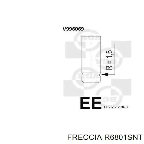 Купить R6801SNT Freccia Впускной клапан