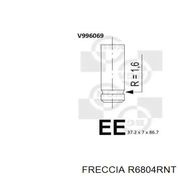 Купить R6804RNT Freccia Выпускной клапан