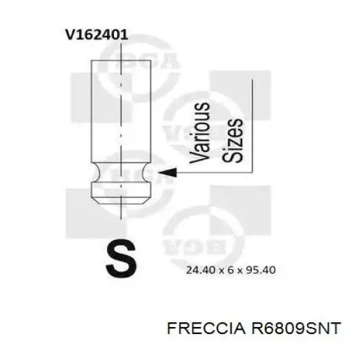 Купить R6809SNT Freccia Впускной клапан