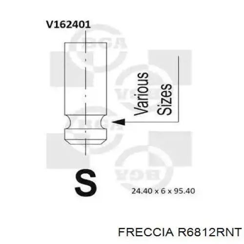 R6812RNT Freccia клапан выпускной